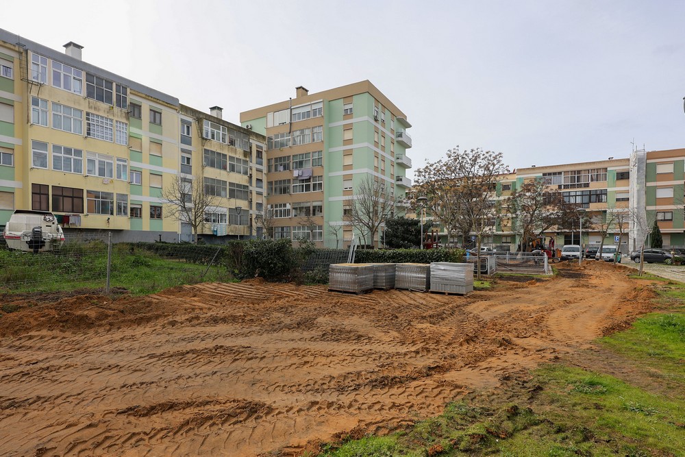 Praceta da Primavera - Situação antes das obras de requalificação