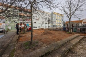 Praceta da Primavera - Situação antes das obras de requalificação
