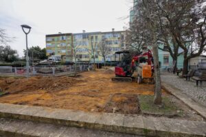 Praceta da Primavera - Situação antes das obras de requalificação