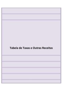 miniatura de tabela de taxas 2026 atualizada