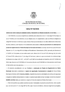 miniatura de Edital N40-2026