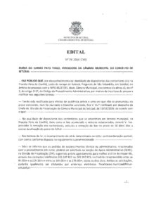 miniatura de Edital nº 39
