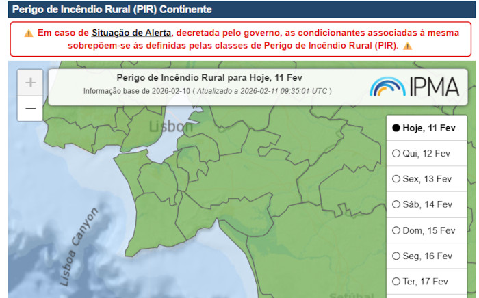 ProCiv | Perigo de Incêndio
