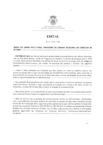 miniatura de Edital nº 54