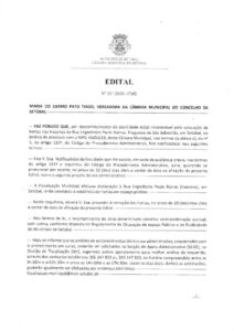 miniatura de Edital nº 55