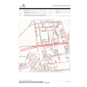 Obra | Rua da Revolução | Planta de Localização
