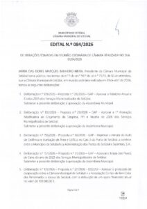 miniatura de Edital 084-2026 – 01-04-2026 (Deliberações)