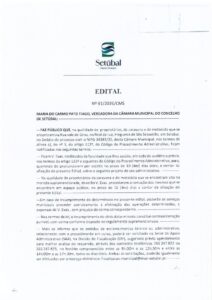 miniatura de Edital nº 91