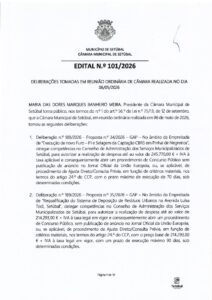 miniatura de Edital nº 101