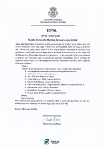 miniatura de Edital nº 99