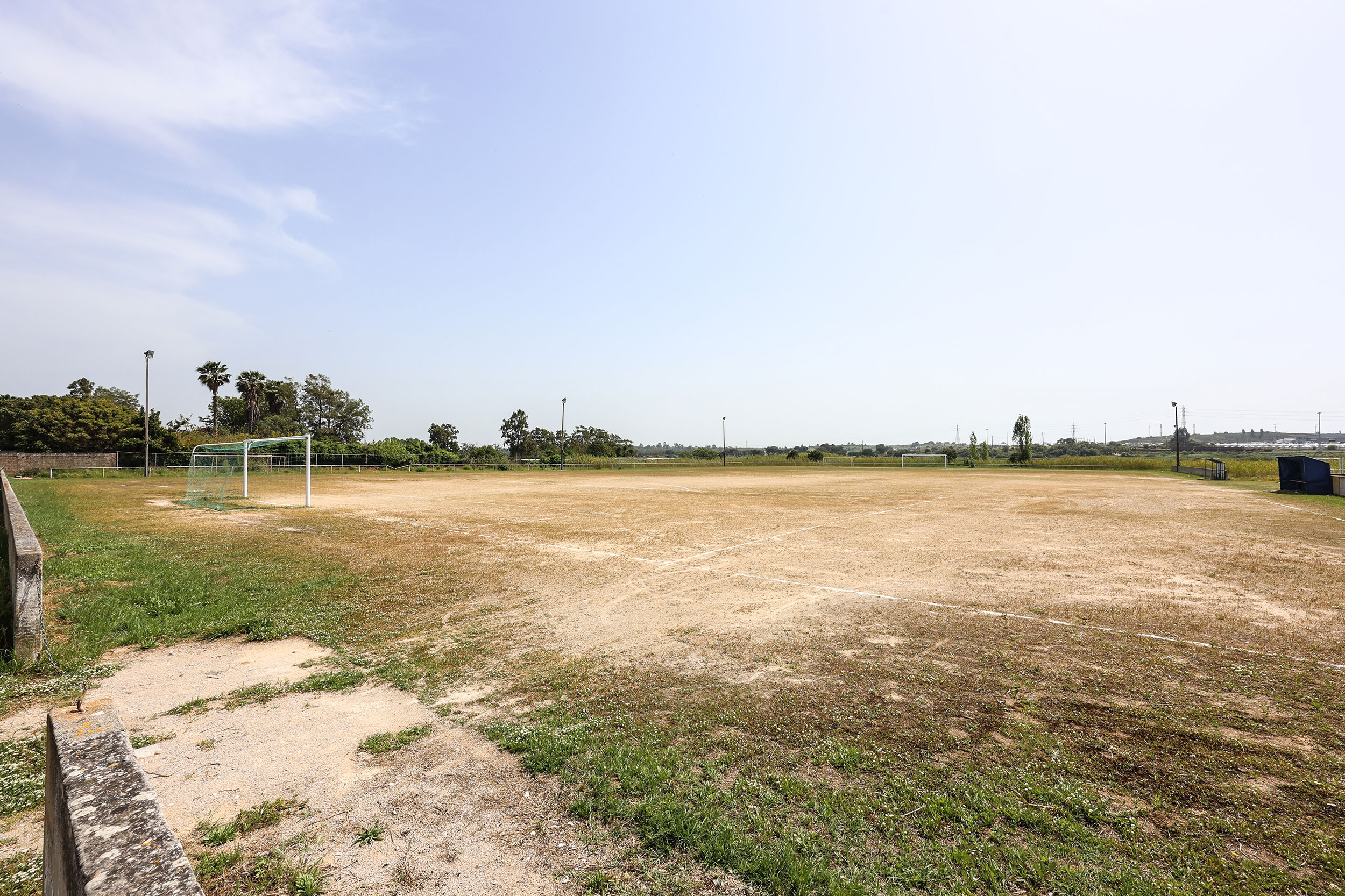 Construção do Campo Júlio Tavares - Praiense | Fotos antes da obra