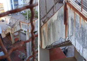 Escadaria na Rua Jorge Dinis | Antes da Obra