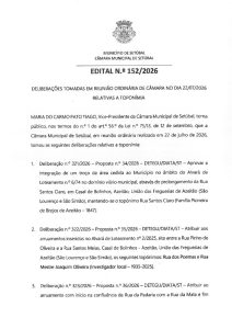 miniatura de Edital 152-2026 – 22-07-2026 (TOPONÍMIA) – retificação 1º parágrafo