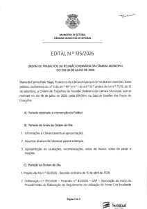 miniatura de Edital nº 135