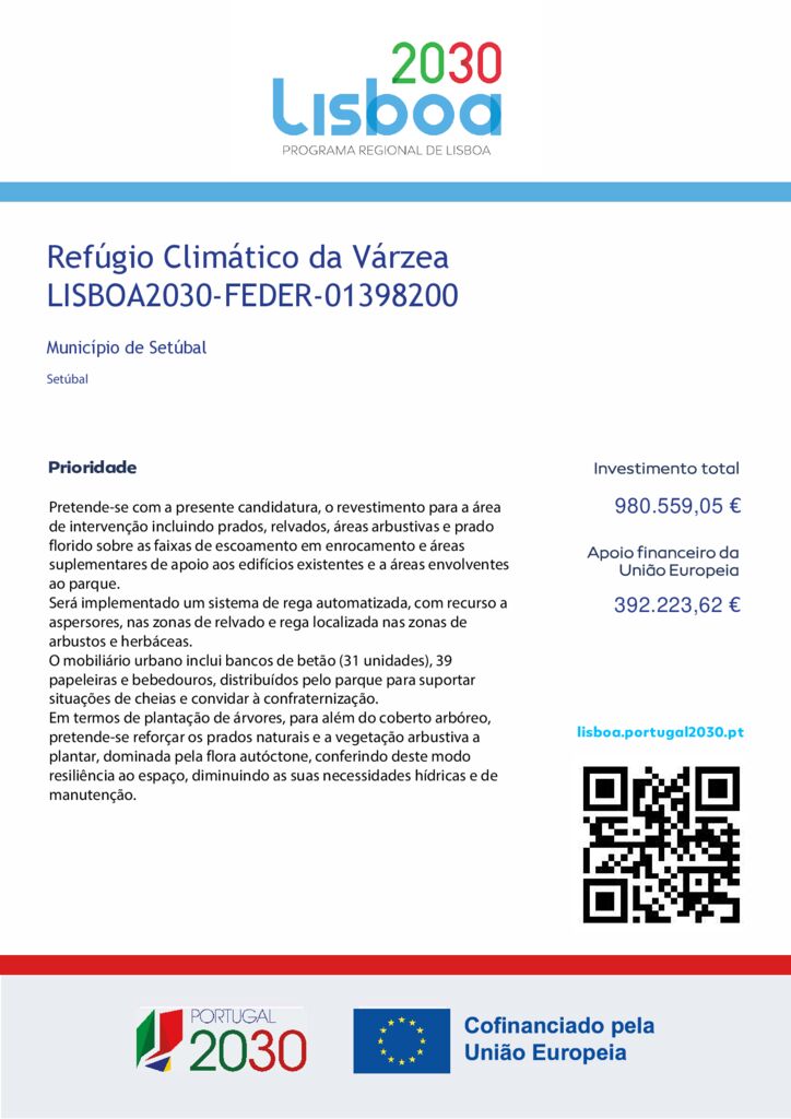 Portugal 2030 | Refúgio Climático da Várzea