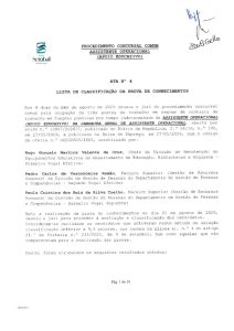 miniatura de Ata n.º 4 Classificação Prova de Conhecimentos