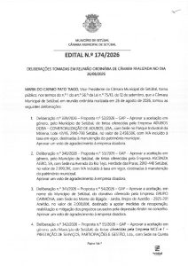 miniatura de Edital 174-2026 – 26-08-2026 (Deliberações)