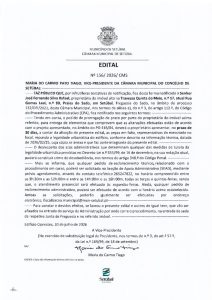 miniatura de Edital nº 156