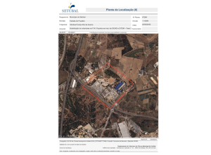 Substituição de Coberturas do Parque Municipal de Poçoilos | Planta de Localização