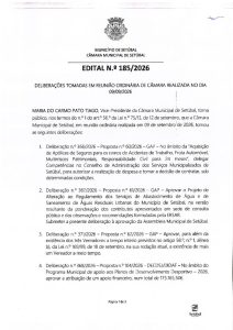 miniatura de Edital nº 185