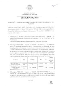 miniatura de Edital 209-2026 – 07-10-2026 (Deliberações)
